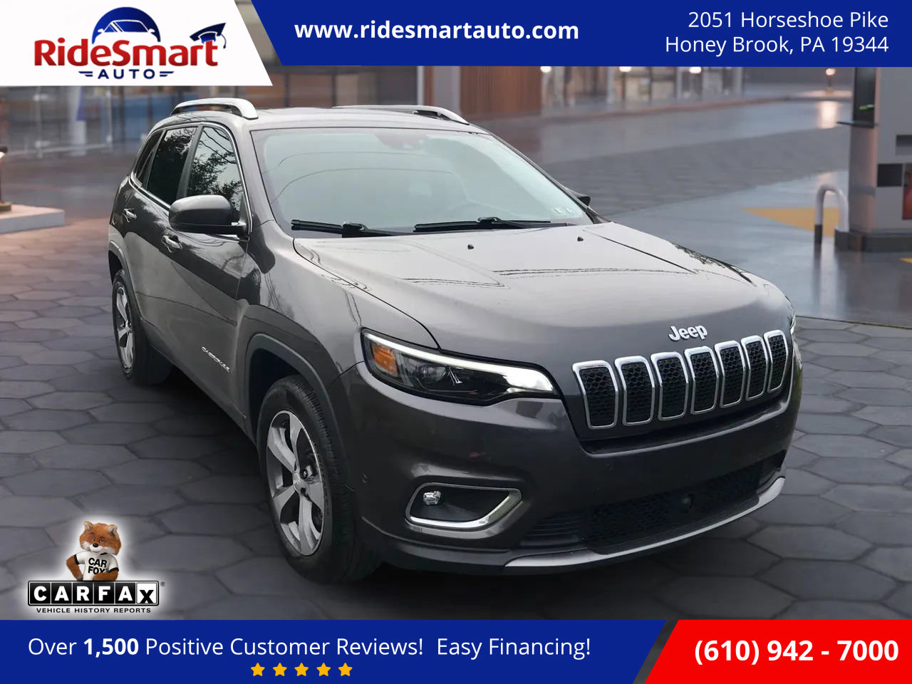 Used 2019 Jeep Cherokee Limited w/ Technology Group