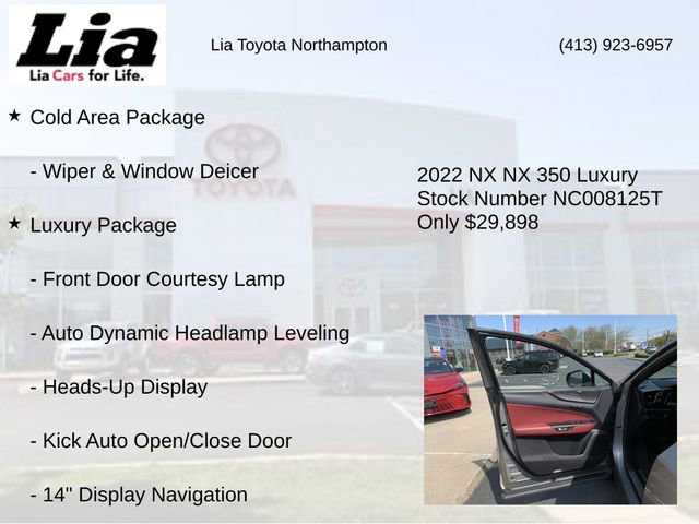 Used 2022 Lexus NX 350 AWD w/ Accessory Package 2 image 7