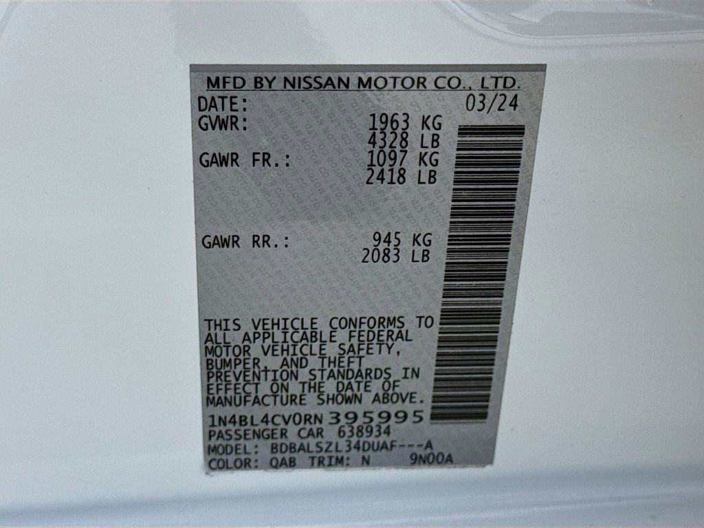 Used 2024 Nissan Altima 2.5 SR w/ SR Premium Package FWD image 42