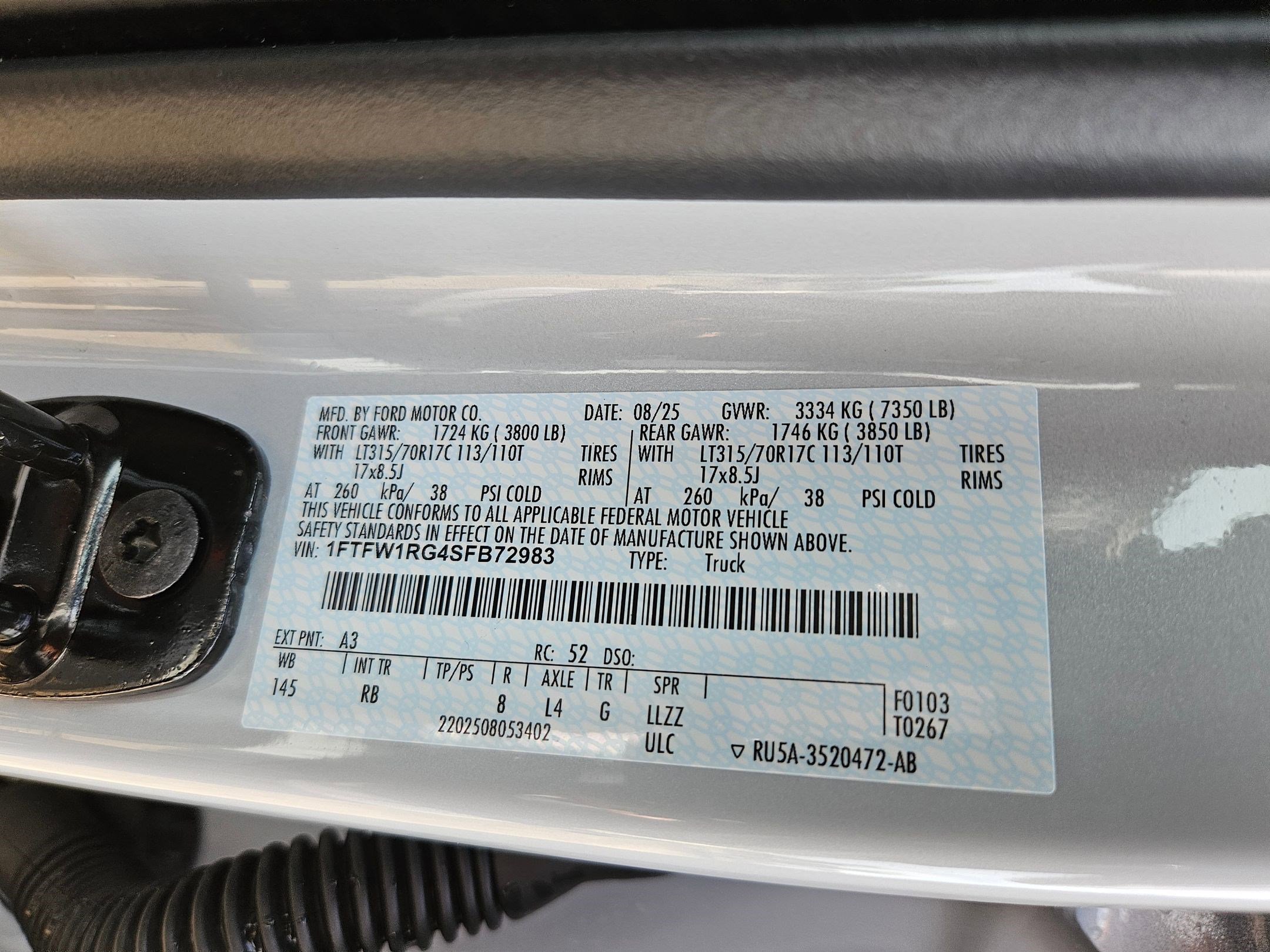 Certified 2025 Ford F150 Raptor AWD/4WD image 34