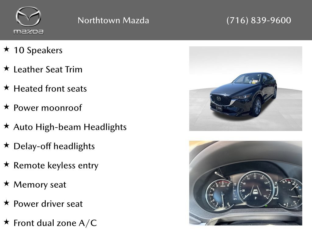 Certified 2024 MAZDA CX-5 AWD 2.5 S w/ Premium Package image 2