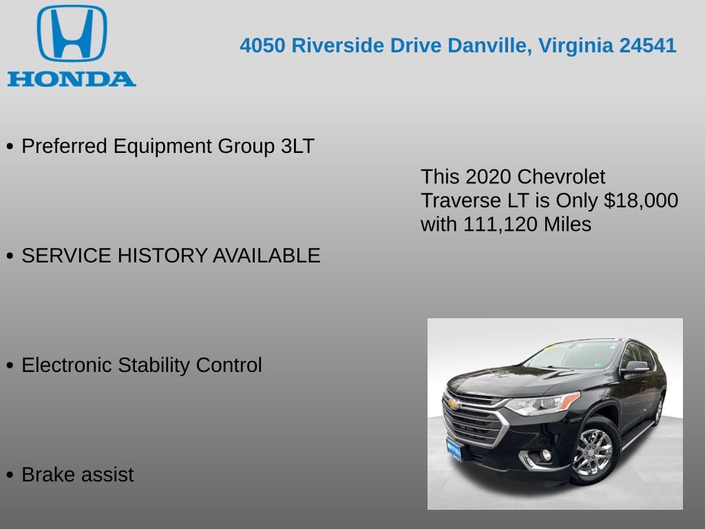 Used 2020 Chevrolet Traverse LT image 7