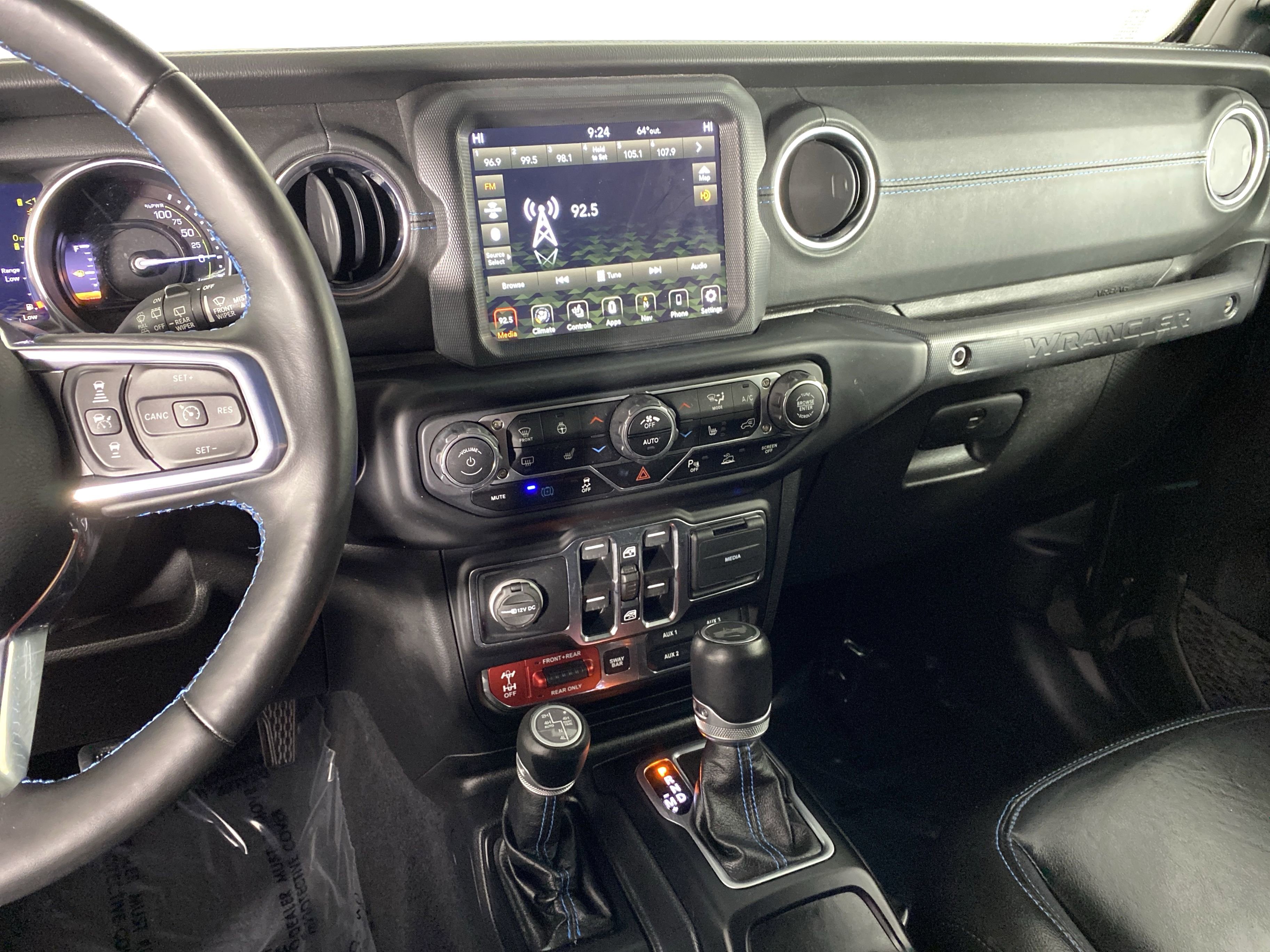 Used 2021 Jeep Wrangler Unlimited Rubicon 4xe w/ Steel Bumper Group image 30