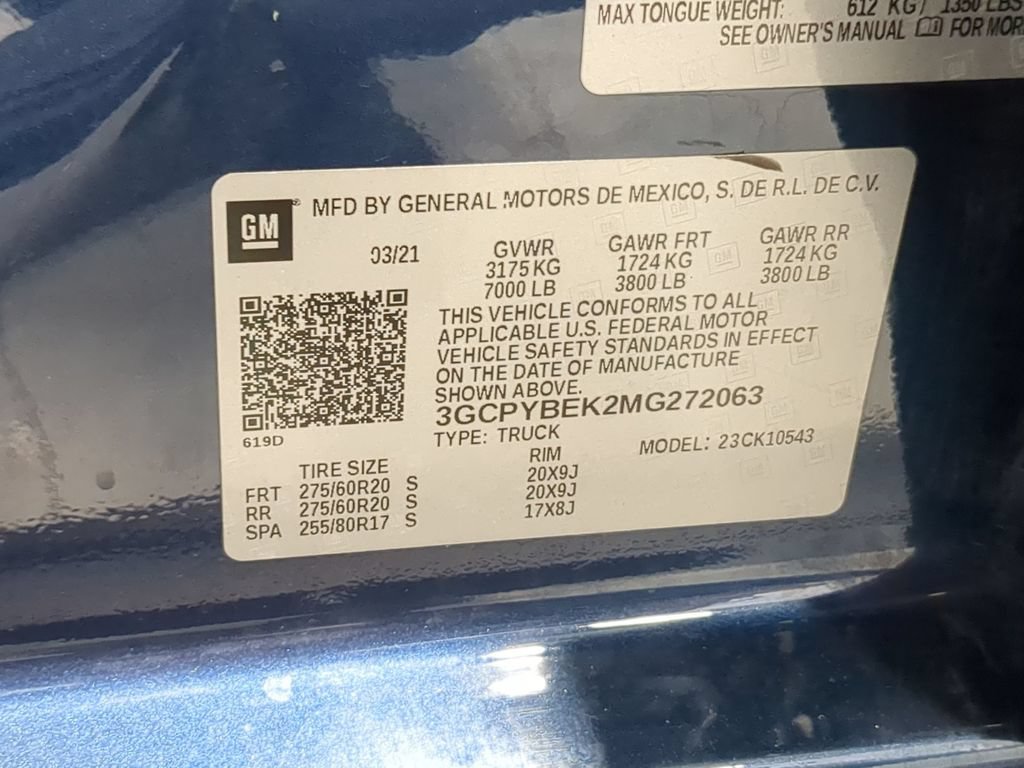 Used 2021 Chevrolet Silverado 1500 Custom w/ Safety Confidence Package AWD/4WD image 40