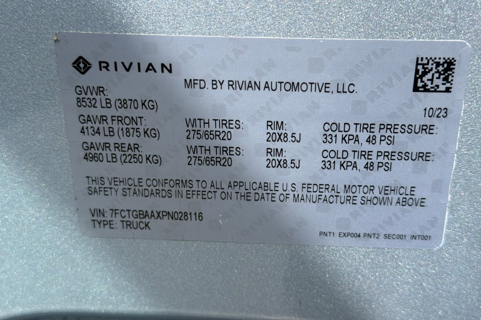 Used 2023 Rivian R1T Adventure Dual AWD/4WD image 42