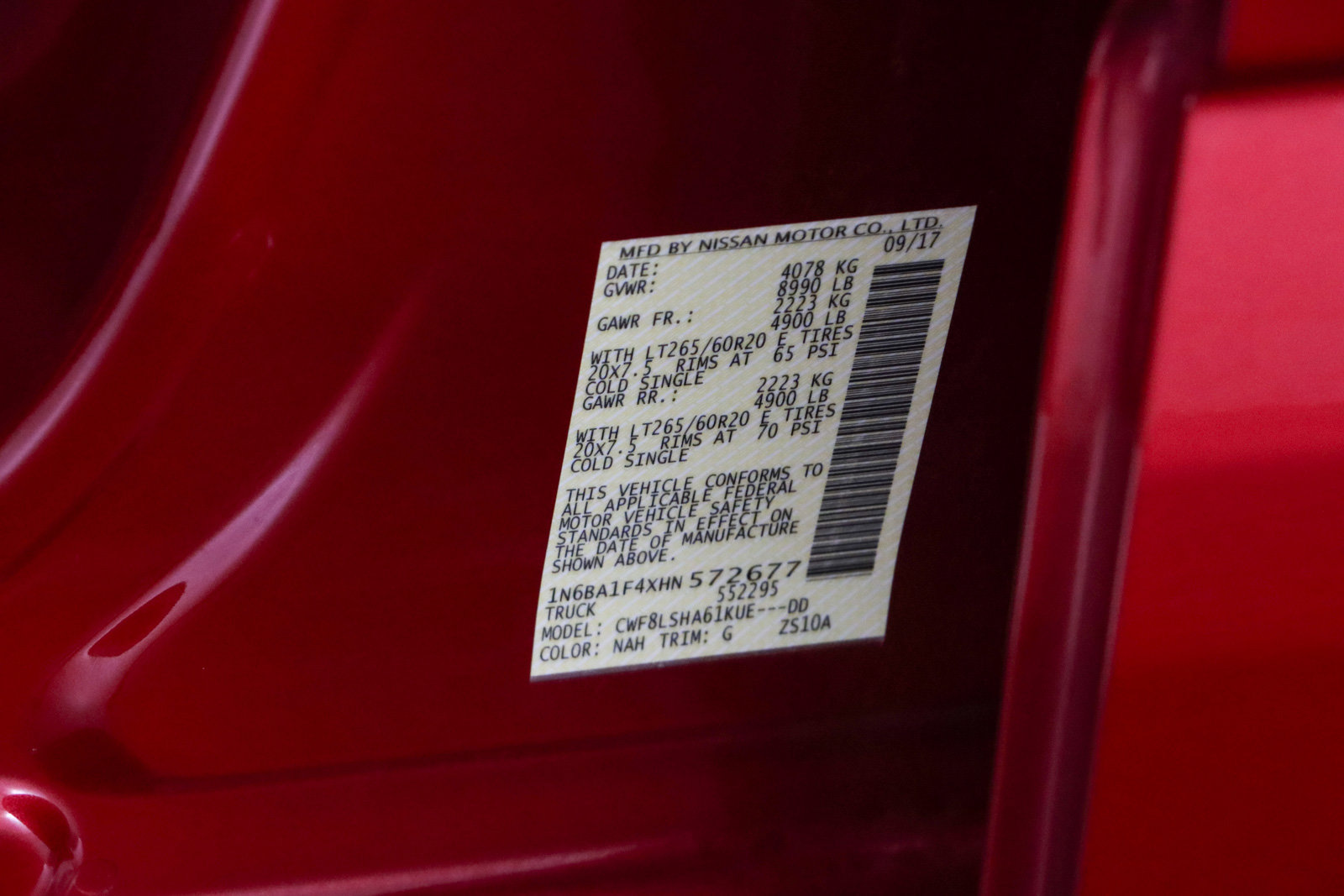 Used 2017 Nissan Titan SV AWD/4WD image 34