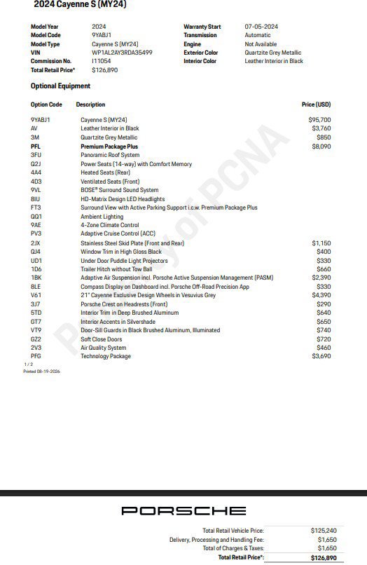 Certified 2024 Porsche Cayenne S AWD/4WD image 12