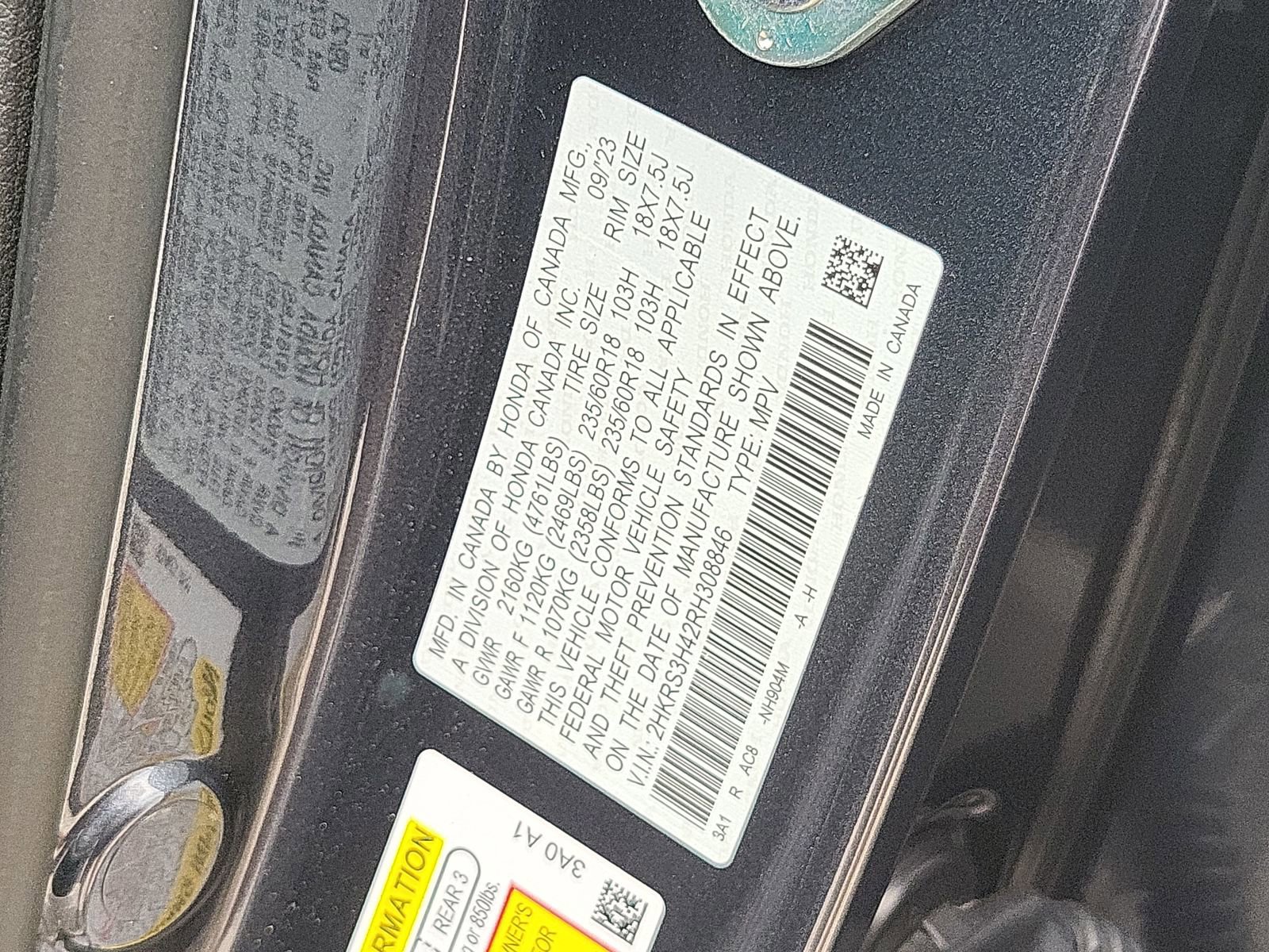Certified 2024 Honda CR-V EX image 23