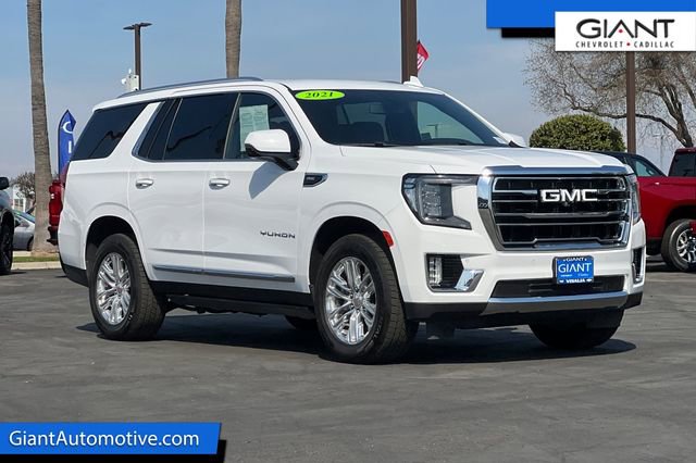 Used 2021 GMC Yukon SLT w/ Rear Media and Nav Package image 1