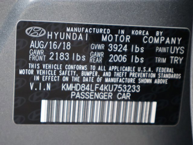 Used 2019 Hyundai Elantra Limited w/ Cargo Package FWD image 28