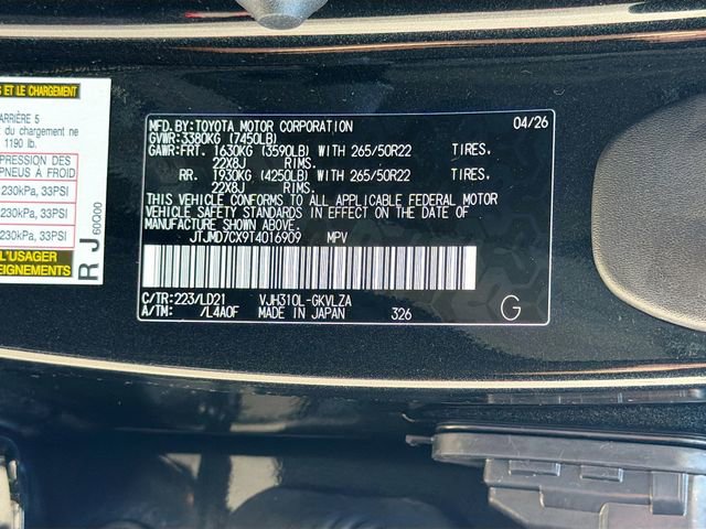 New 2026 Lexus LX 700h F Sport AWD/4WD image 44