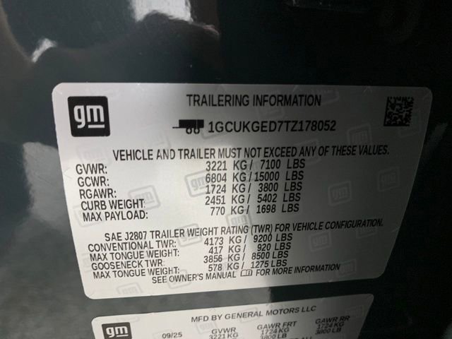 New 2026 Chevrolet Silverado 1500 LTZ w/ LTZ Premium Package image 17