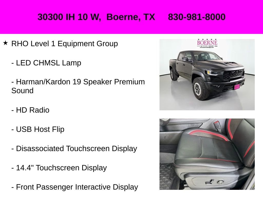 Used 2026 RAM 1500 RHO w/ RHO Level 1 Equipment Group image 37