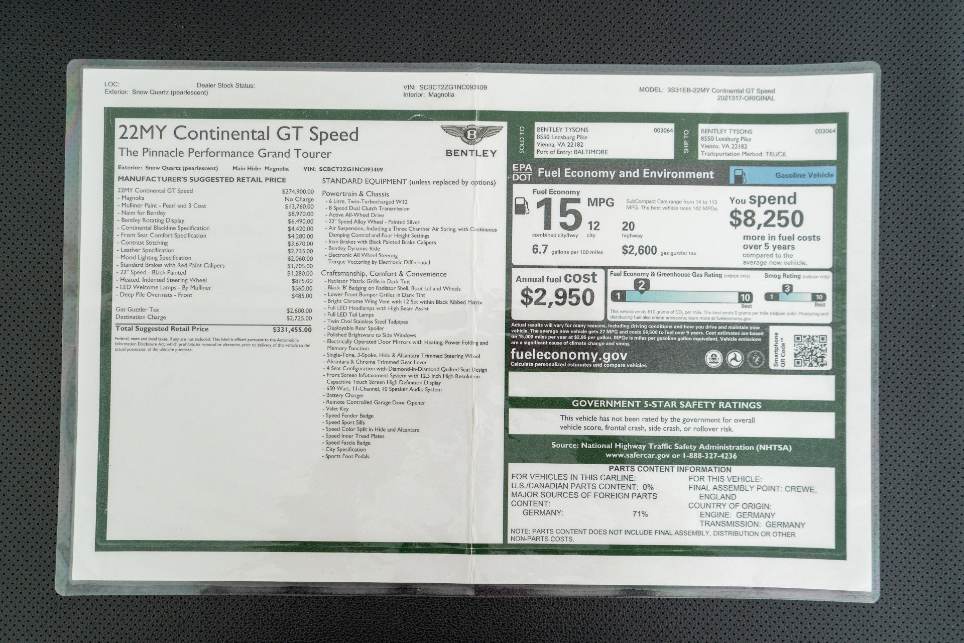 Used 2022 Bentley Continental GT Speed image 23