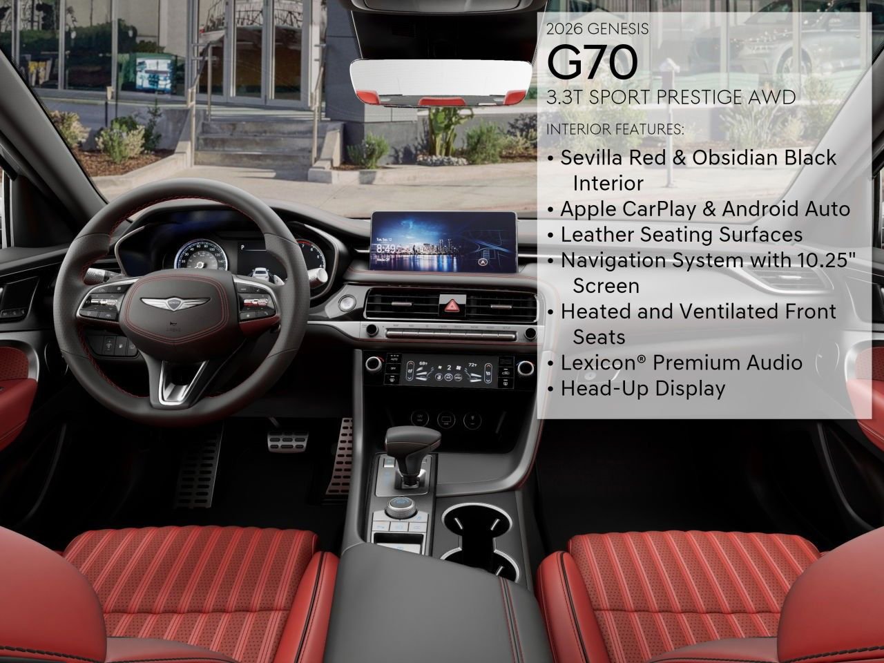 New 2026 Genesis G70 3.3T Sport Prestige image 21