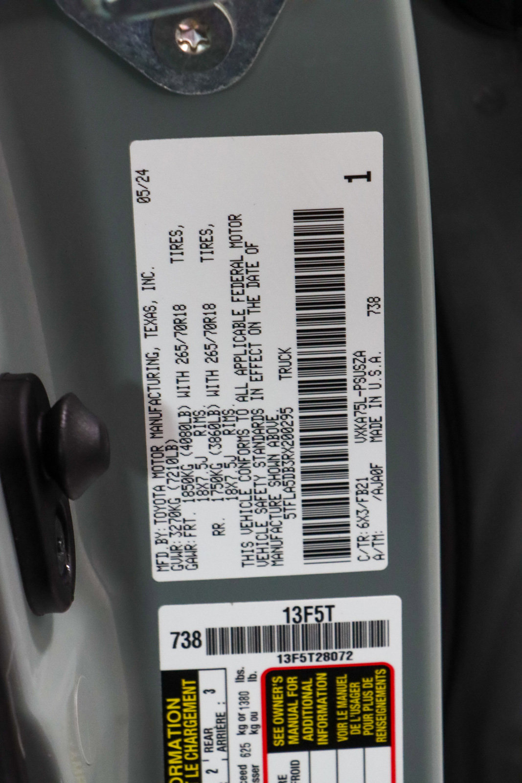 Used 2024 Toyota Tundra SR5 w/ TRD Off-Road Package image 33