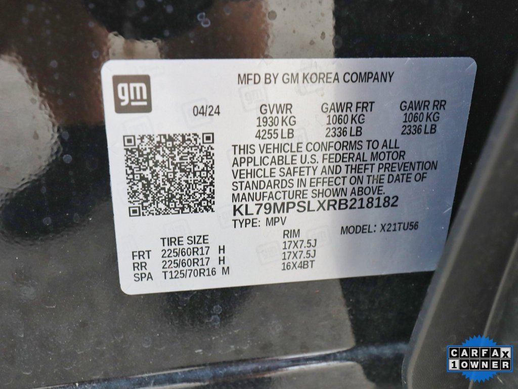 Certified 2024 Chevrolet TrailBlazer LT w/ Driver Confidence Package image 30