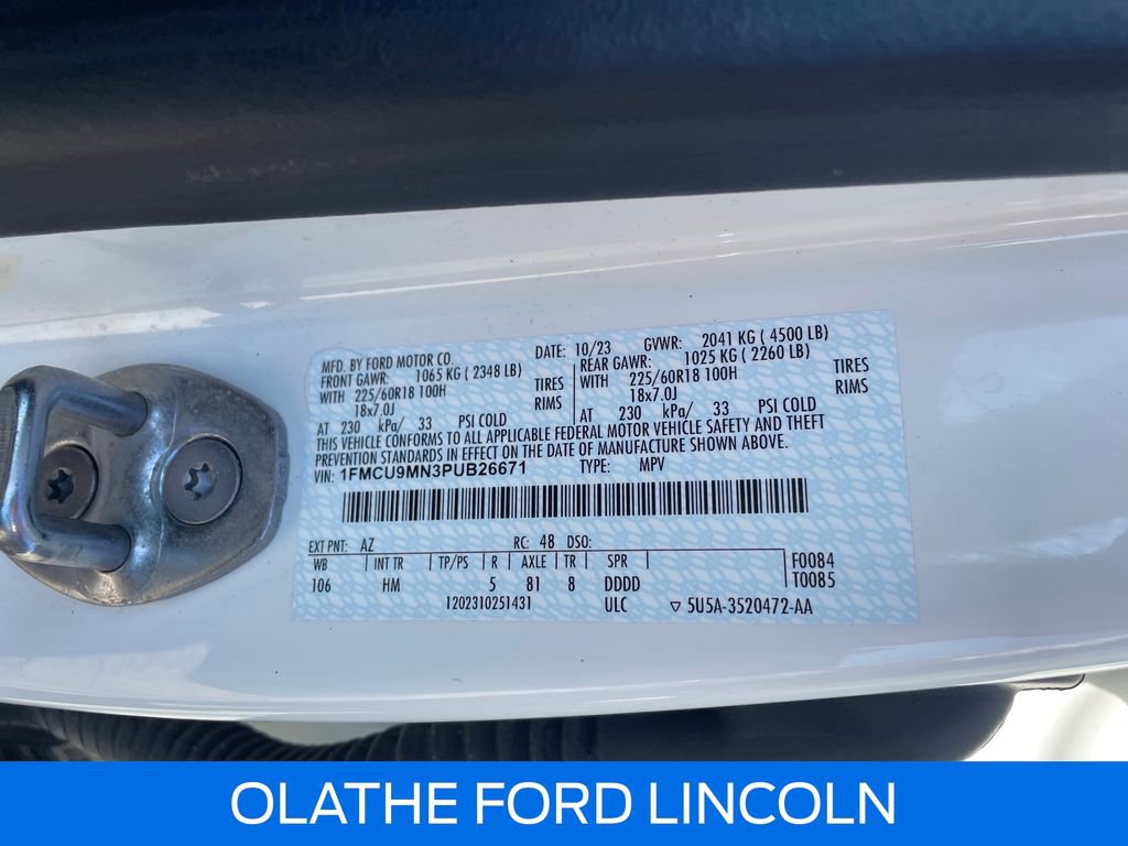 Used 2023 Ford Escape ST-Line w/ Tech Pack #1 image 28