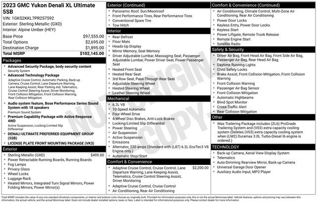 Certified 2023 GMC Yukon XL Denali Ultimate image 32