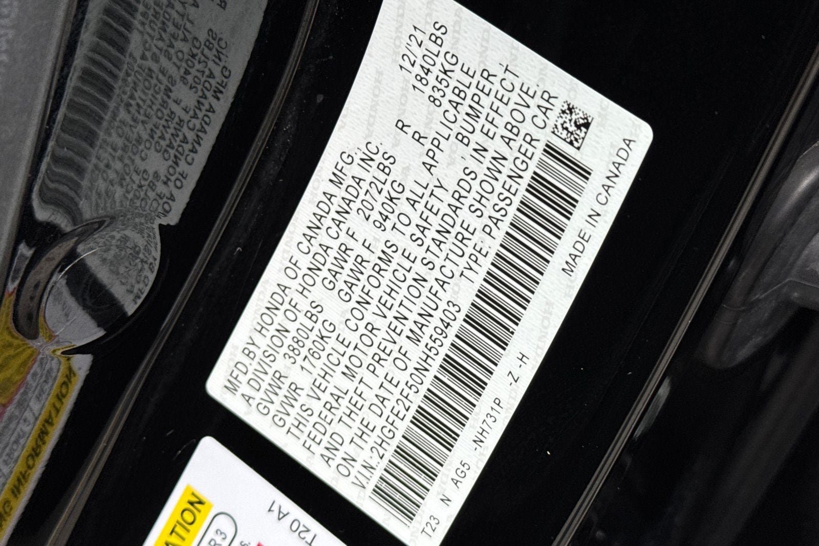 Used 2022 Honda Civic Sport image 32