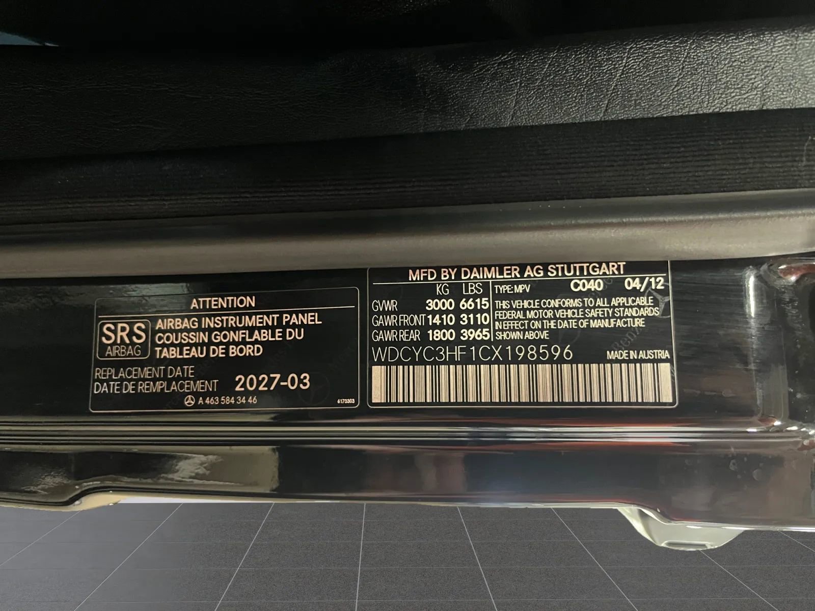 Used 2012 Mercedes-Benz G 550 G 550 Sport Utility 4D image 35