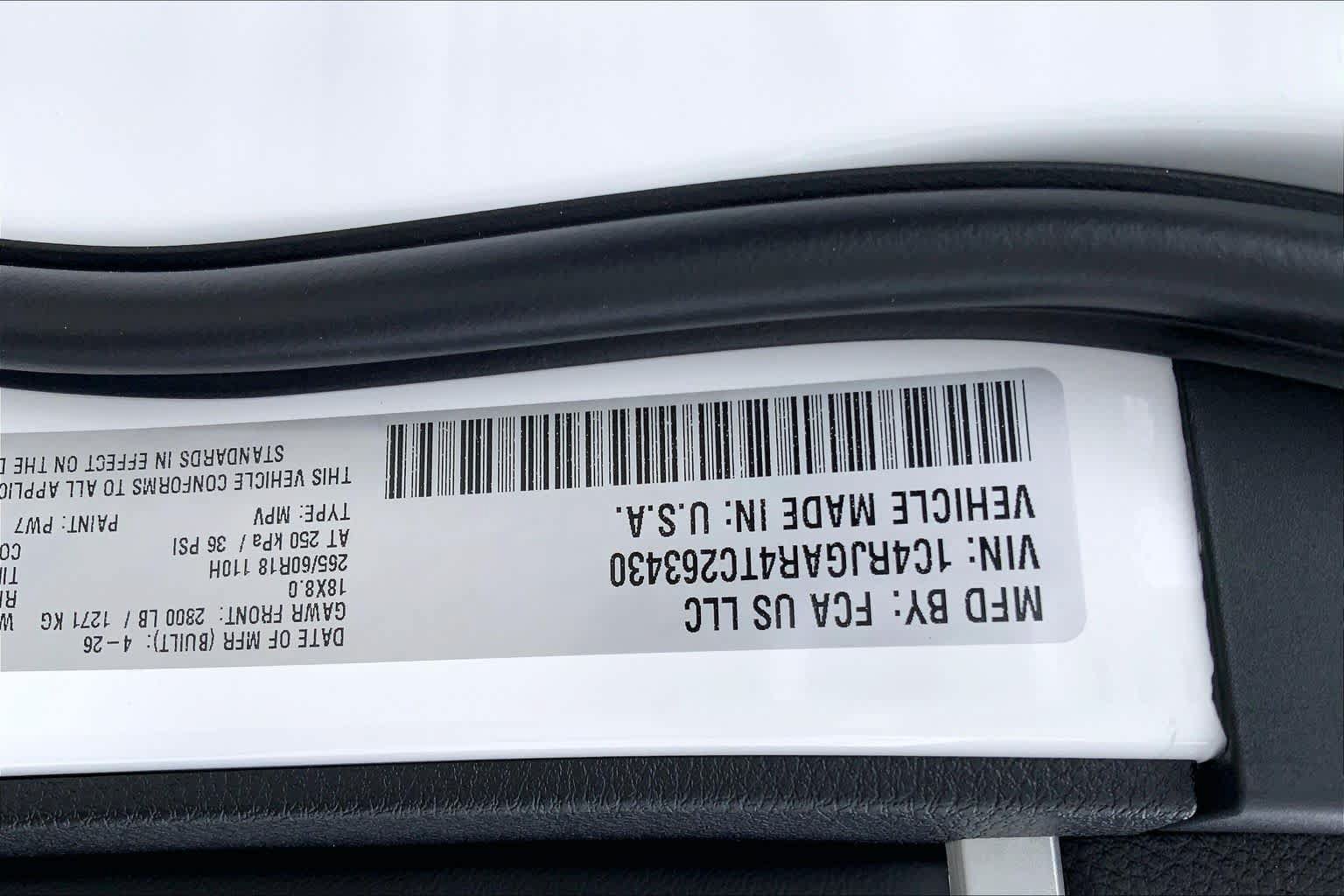 New 2026 Jeep Grand Cherokee Altitude RWD image 18
