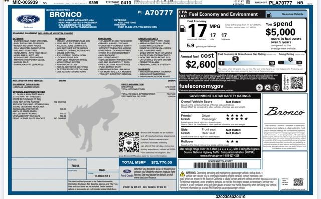 Used 2023 Ford Bronco Heritage Edition image 27