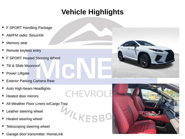 Used 2021 Lexus RX 350 F Sport AWD/4WD image 9