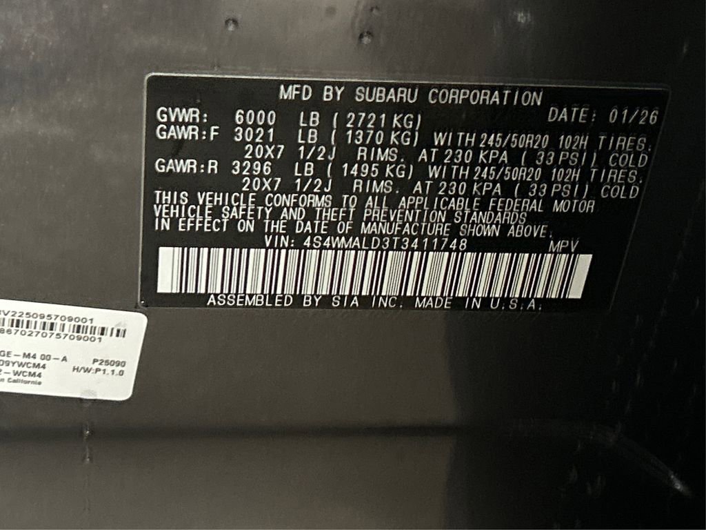 New 2026 Subaru Ascent Bronze Edition image 16