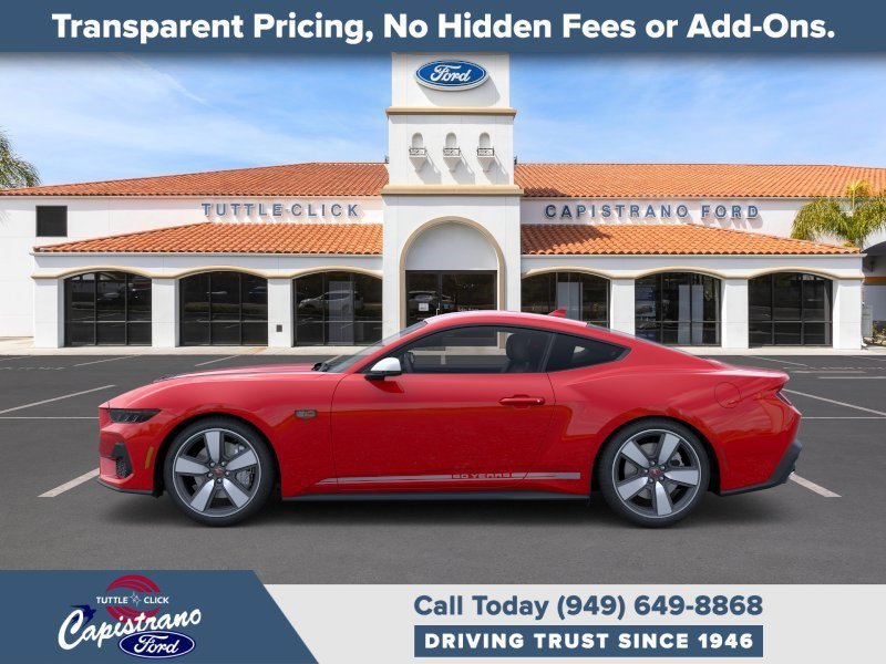 New 2025 Ford Mustang GT Premium w/ 60th Anniversary Package RWD image 3