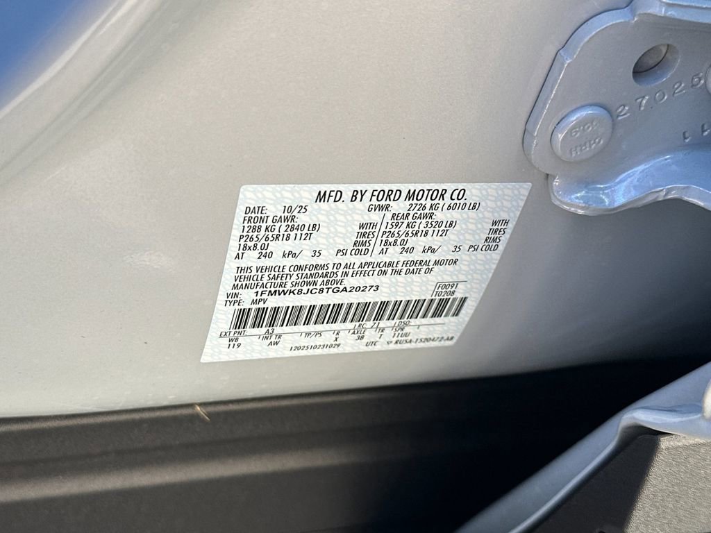 New 2026 Ford Explorer Tremor w/ Tremor Ultimate Package image 35