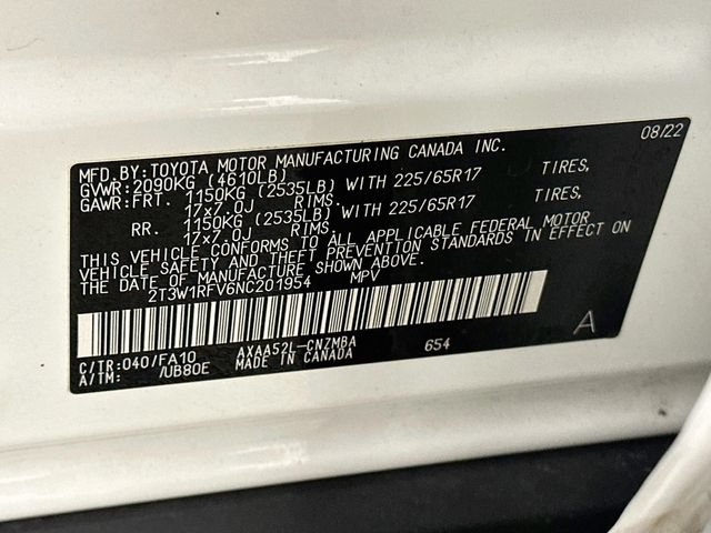 Used 2022 Toyota RAV4 XLE w/ Convenience Package FWD image 27