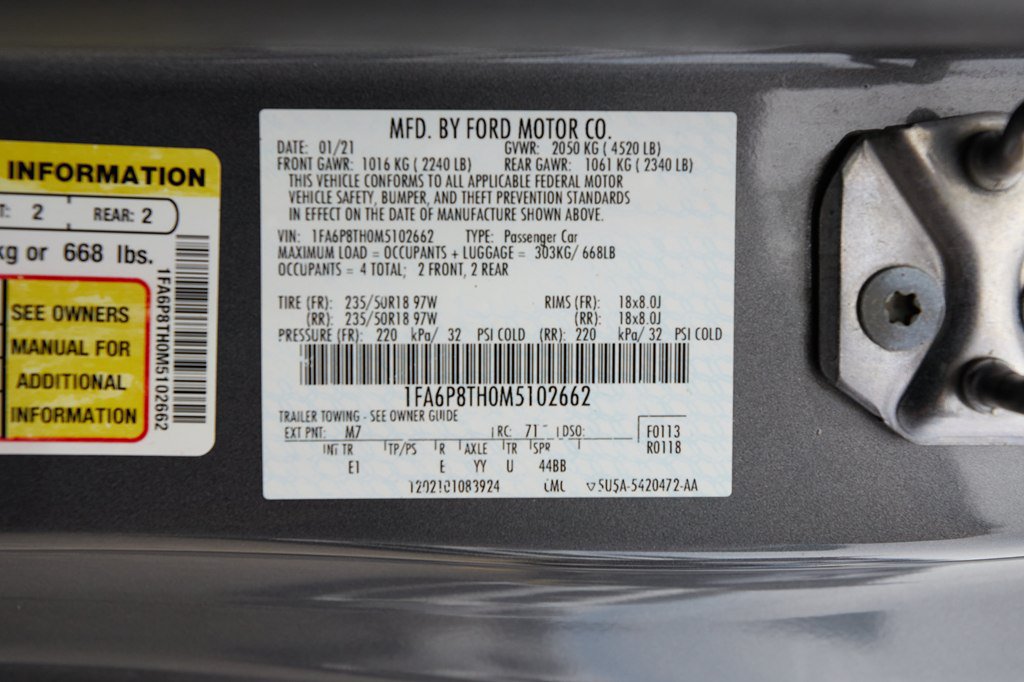 Used 2021 Ford Mustang Premium RWD image 24