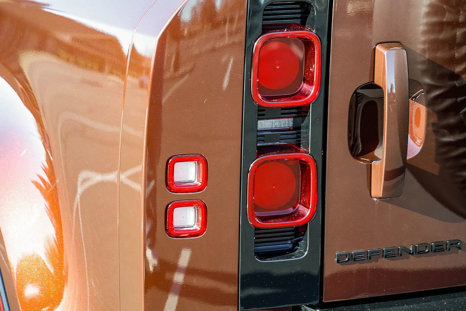 Used 2025 Land Rover Defender 110 Sedona Red Edition image 8