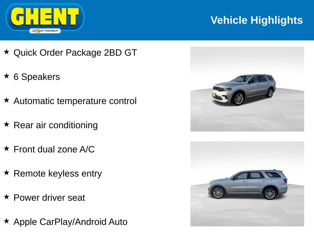 Used 2024 Dodge Durango GT image 2