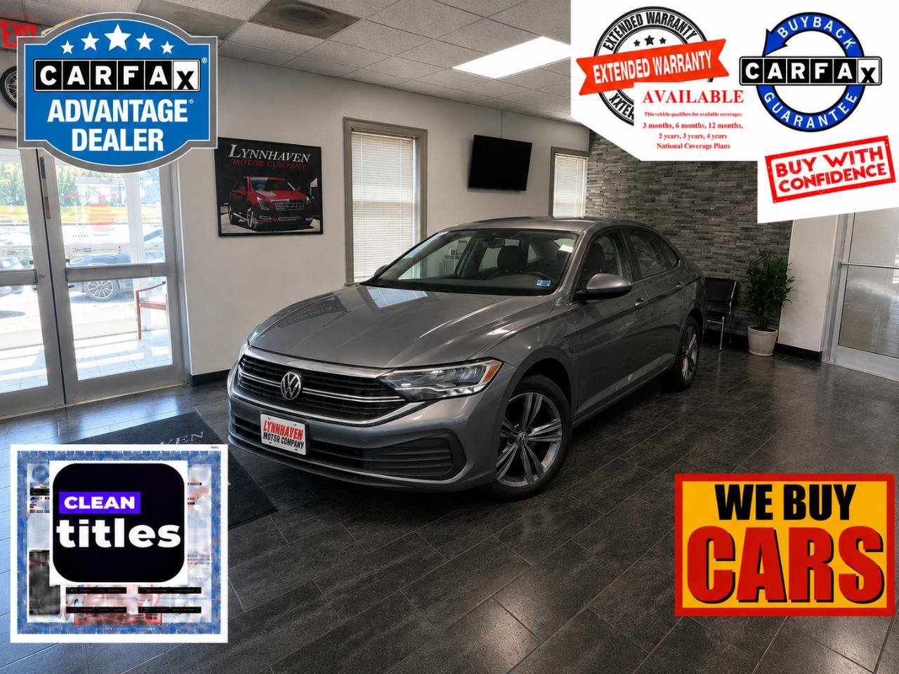 Used 2024 Volkswagen Jetta SE w/ Panoramic Sunroof Package FWD image 1