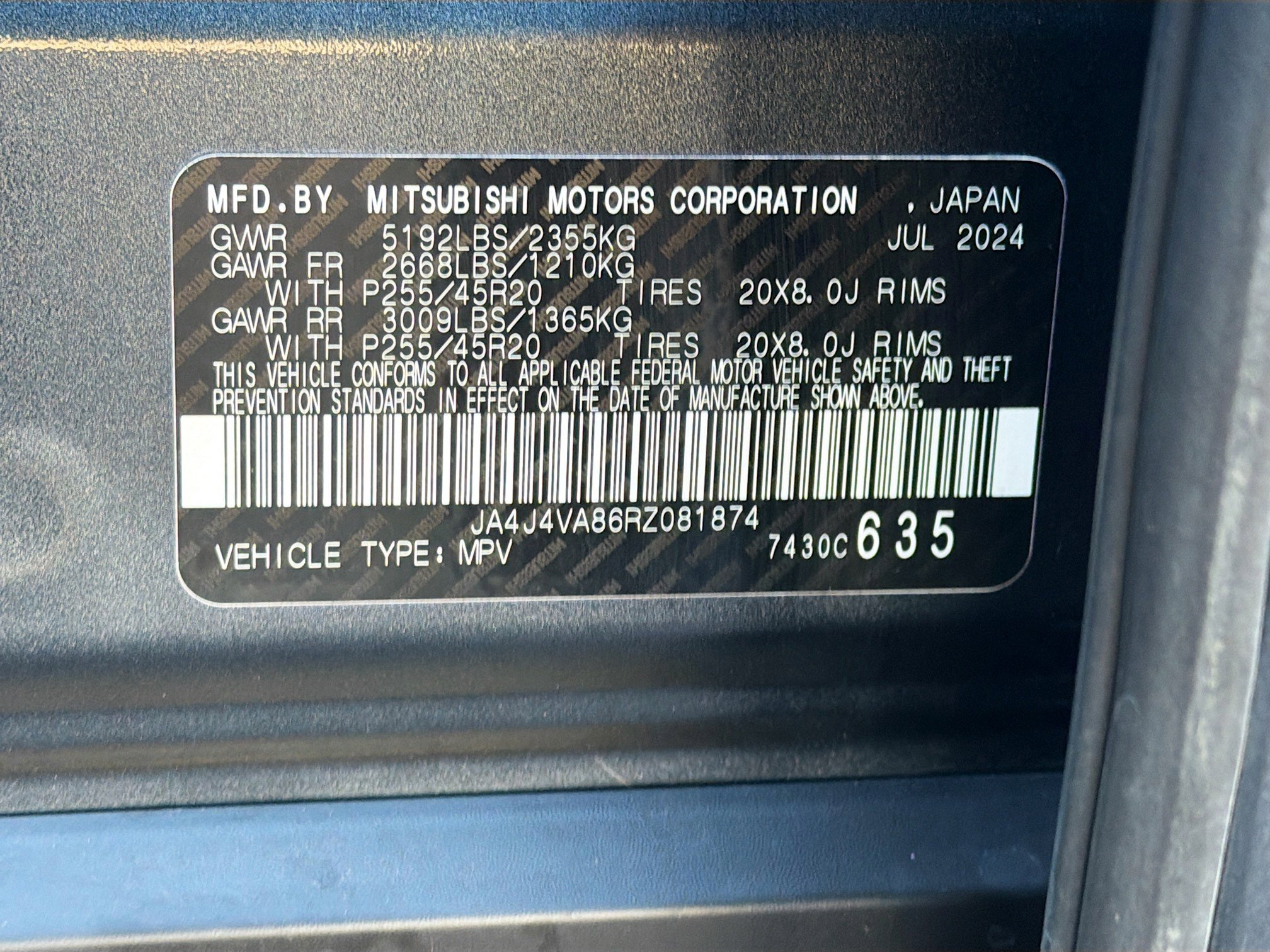Used 2024 Mitsubishi Outlander SE AWD/4WD image 12