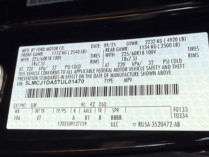 New 2026 Lincoln Corsair Premiere image 20