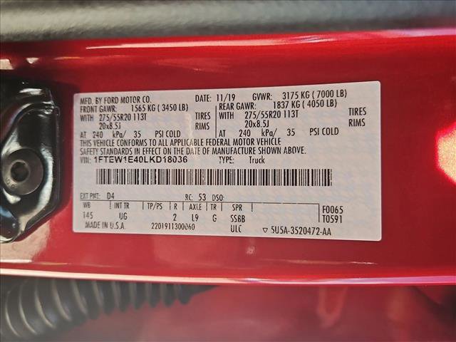 Used 2020 Ford F150 XLT w/ Equipment Group 302A Luxury image 26