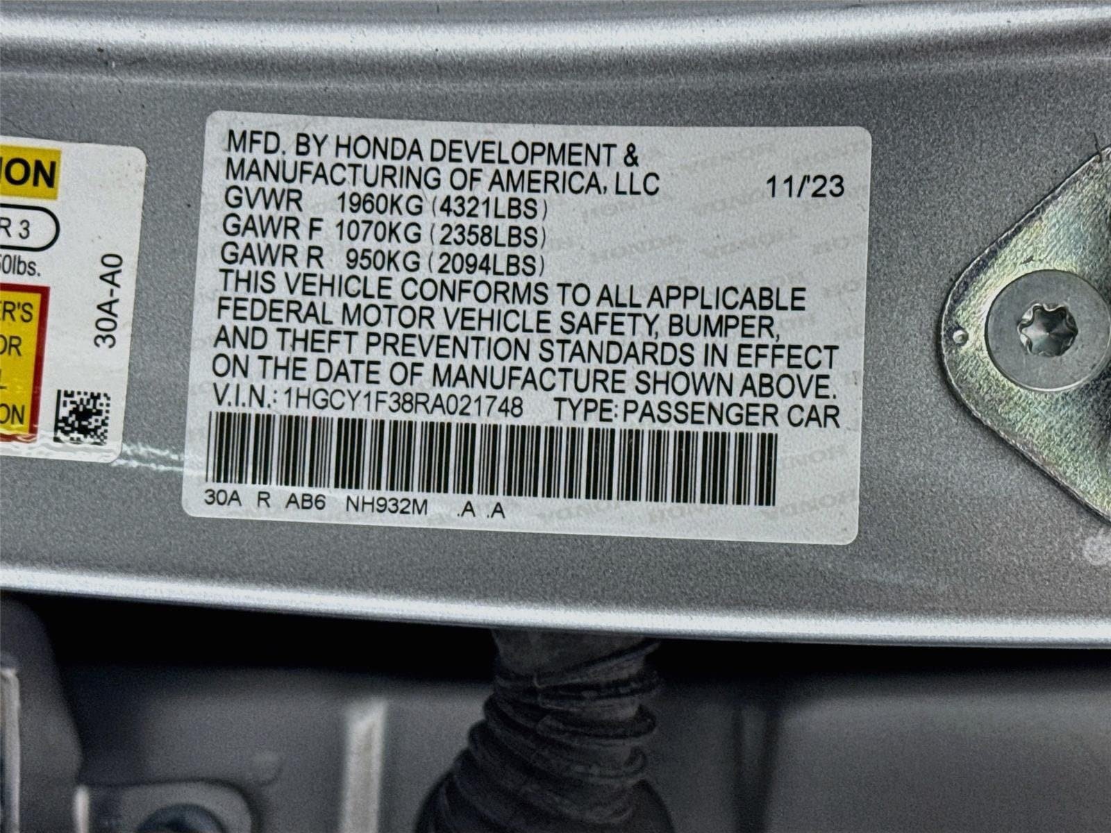 Used 2024 Honda Accord EX image 31