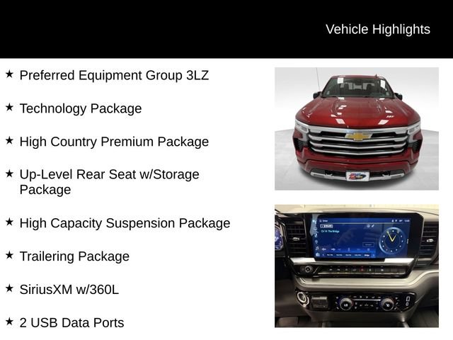 Certified 2024 Chevrolet Silverado 1500 High Country w/ High Country Premium Package AWD/4WD image 16
