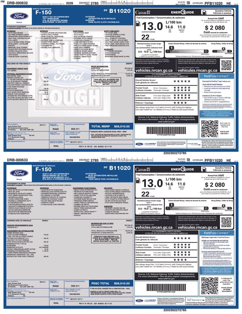 Used 2023 Ford F150 XLT w/ Trailer Tow Package AWD/4WD image 28