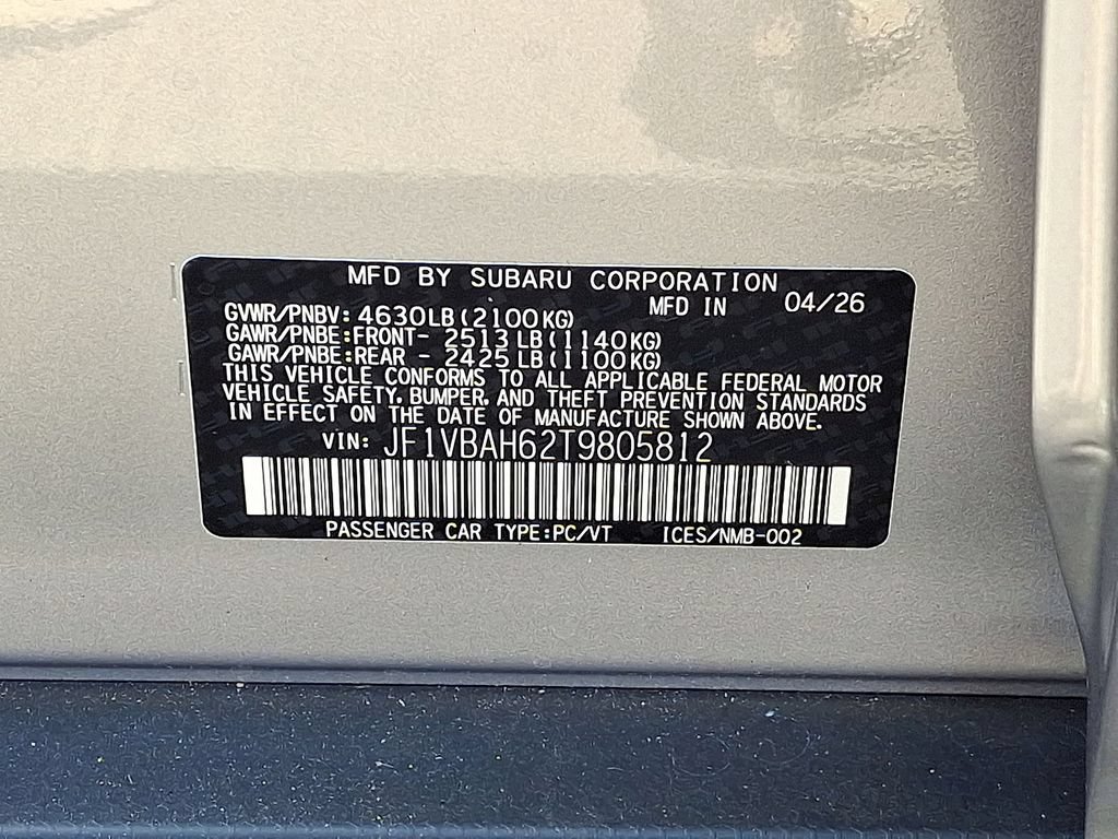 New 2026 Subaru WRX Premium w/ WRX Enhancement Package AWD/4WD image 18