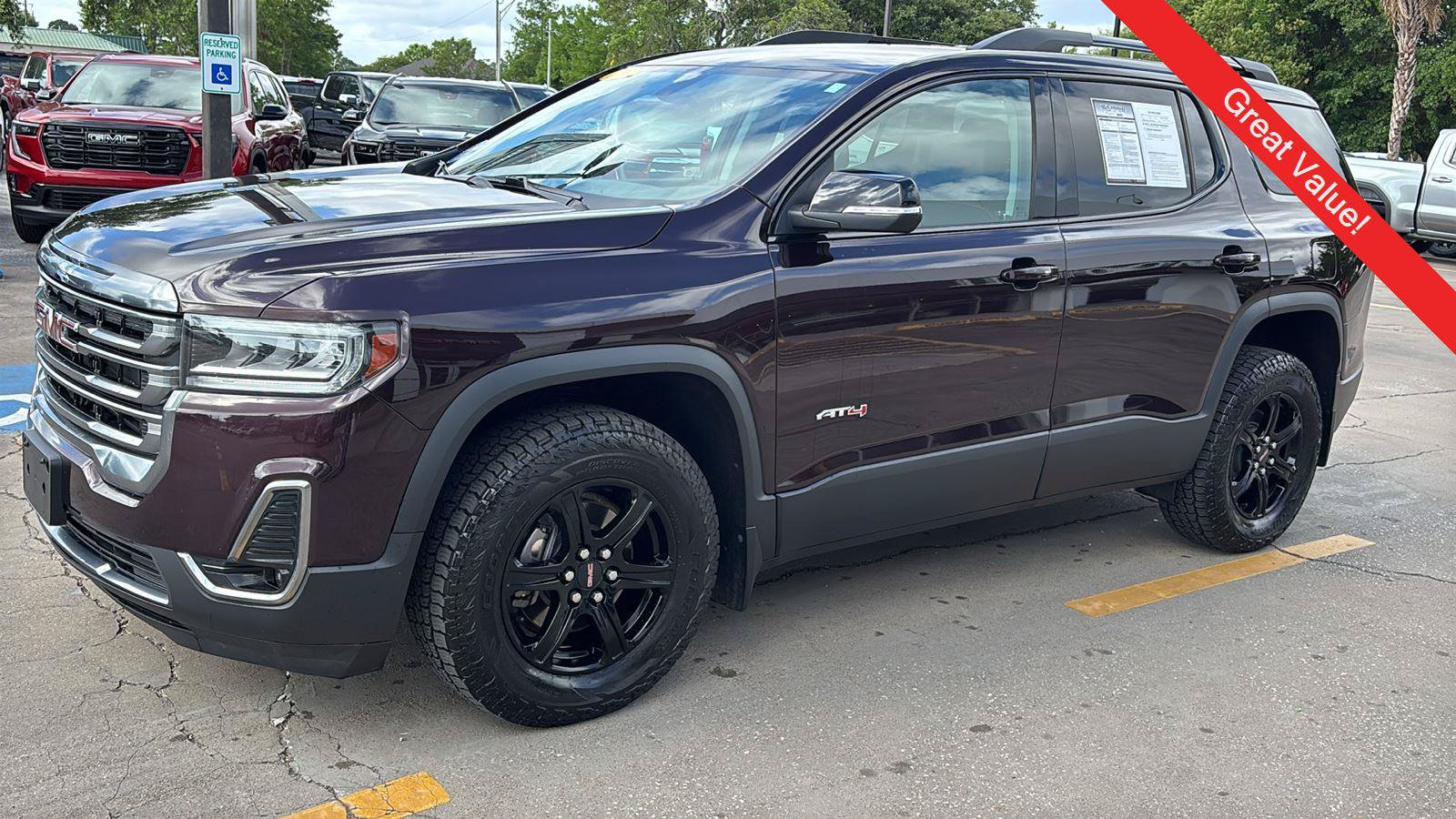 Used 2020 GMC Acadia AT4 w/ LPO, Roadside Safety Package AWD/4WD image 3