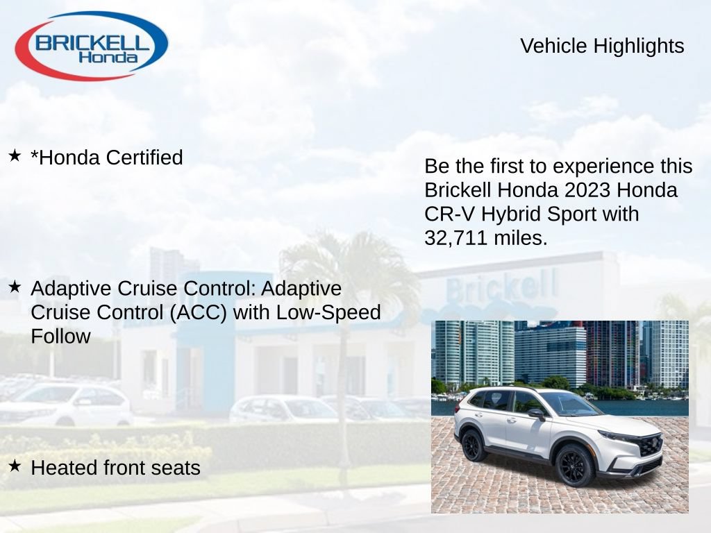 Certified 2023 Honda CR-V Sport image 9