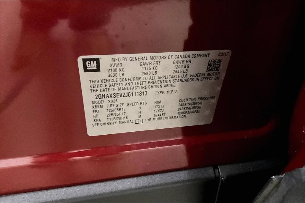 Used 2018 Chevrolet Equinox LT AWD/4WD image 19