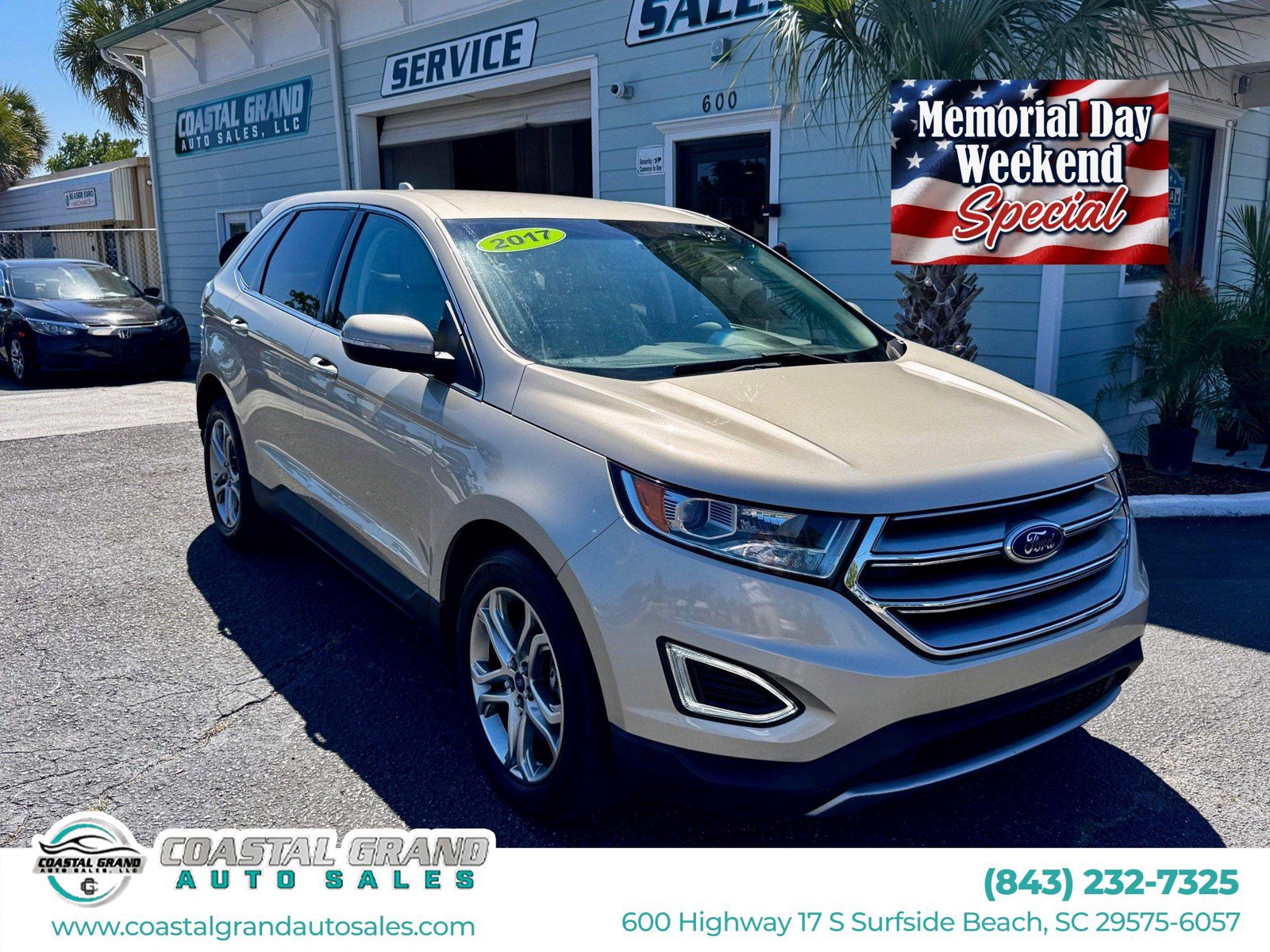 Used 2017 Ford Edge Titanium w/ Technology Package AWD/4WD image 1