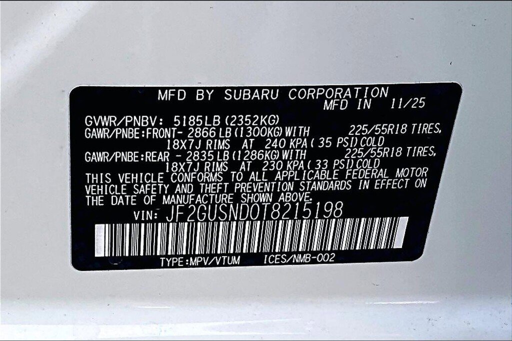 New 2026 Subaru Crosstrek 2.5i Limited w/ Crosstrek Mirror Package AWD/4WD image 11