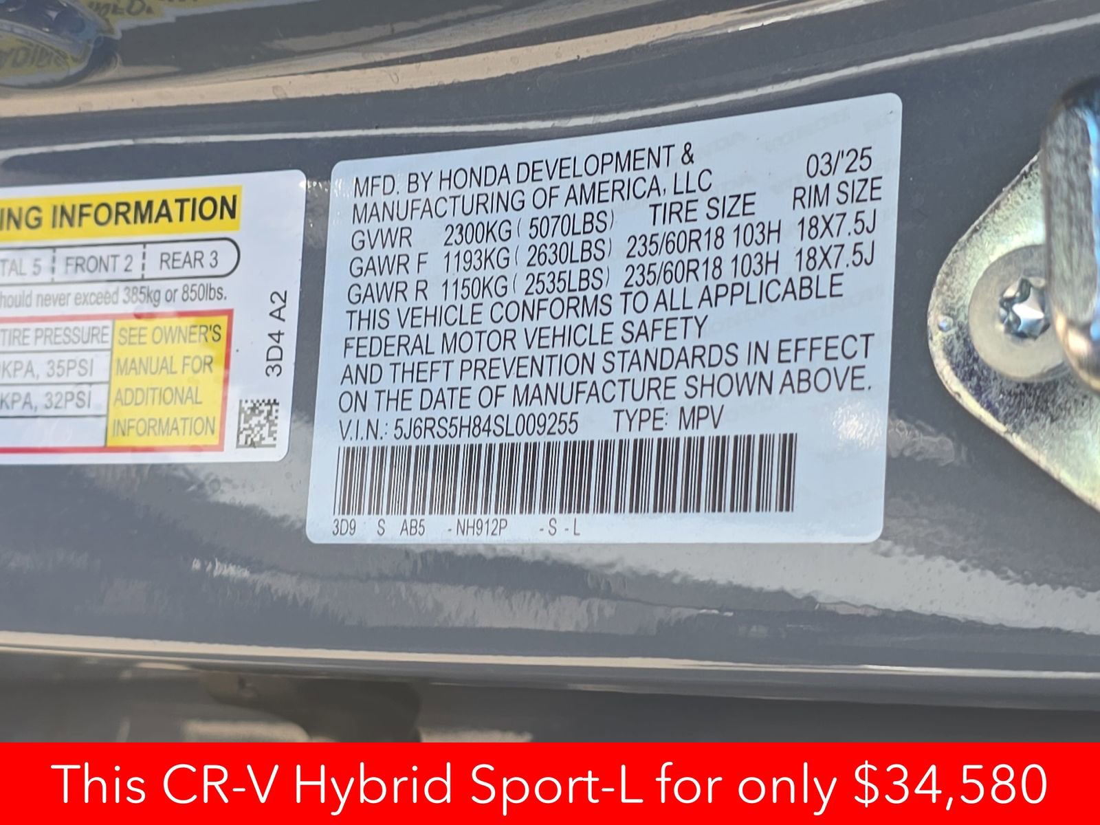 Used 2025 Honda CR-V Sport-L image 42