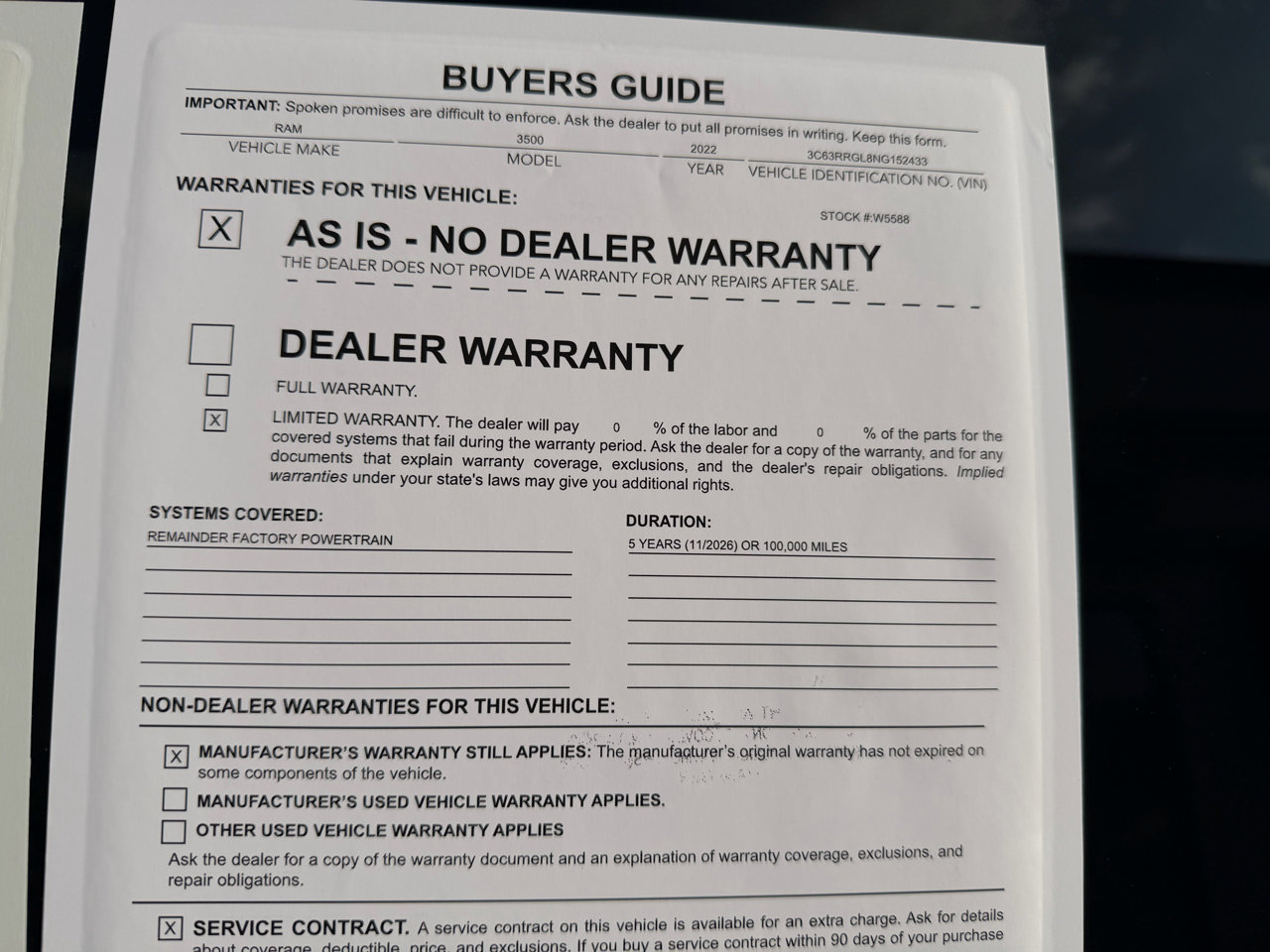 Used 2022 RAM 3500 Tradesman image 22